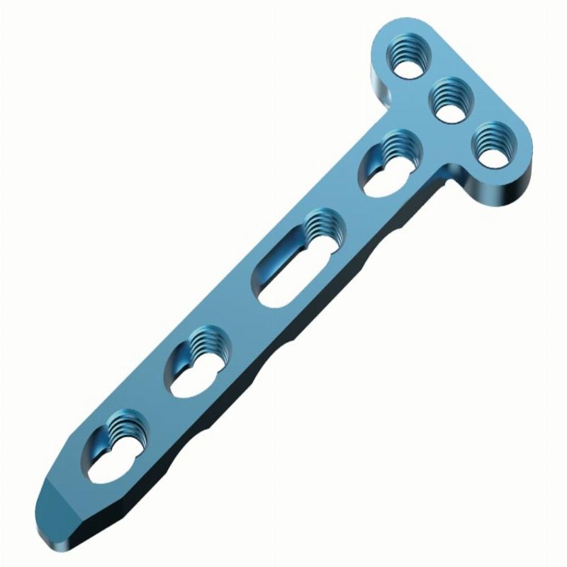 Auxein - 2.4мм Блокуючий “T” Дорсолатеральний дистальний промінь пластина, (3 головних отв.)